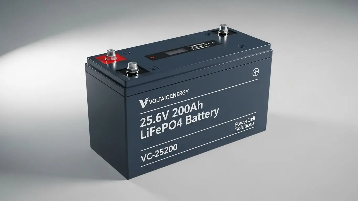 25.6V 200Ah LifeO4-Batterie