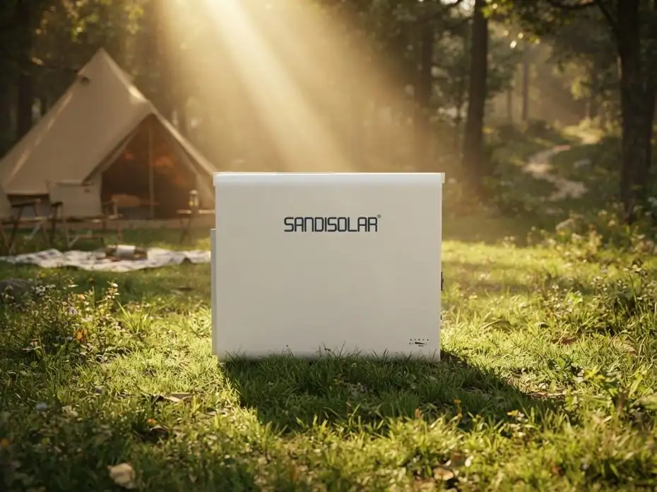 Lithium-Batterie zum Camping