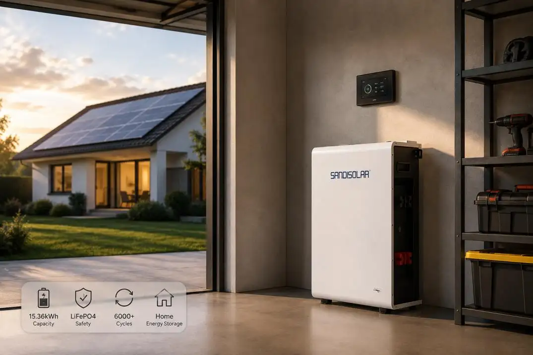 15,36 kWh LiFePO₄-Batterie