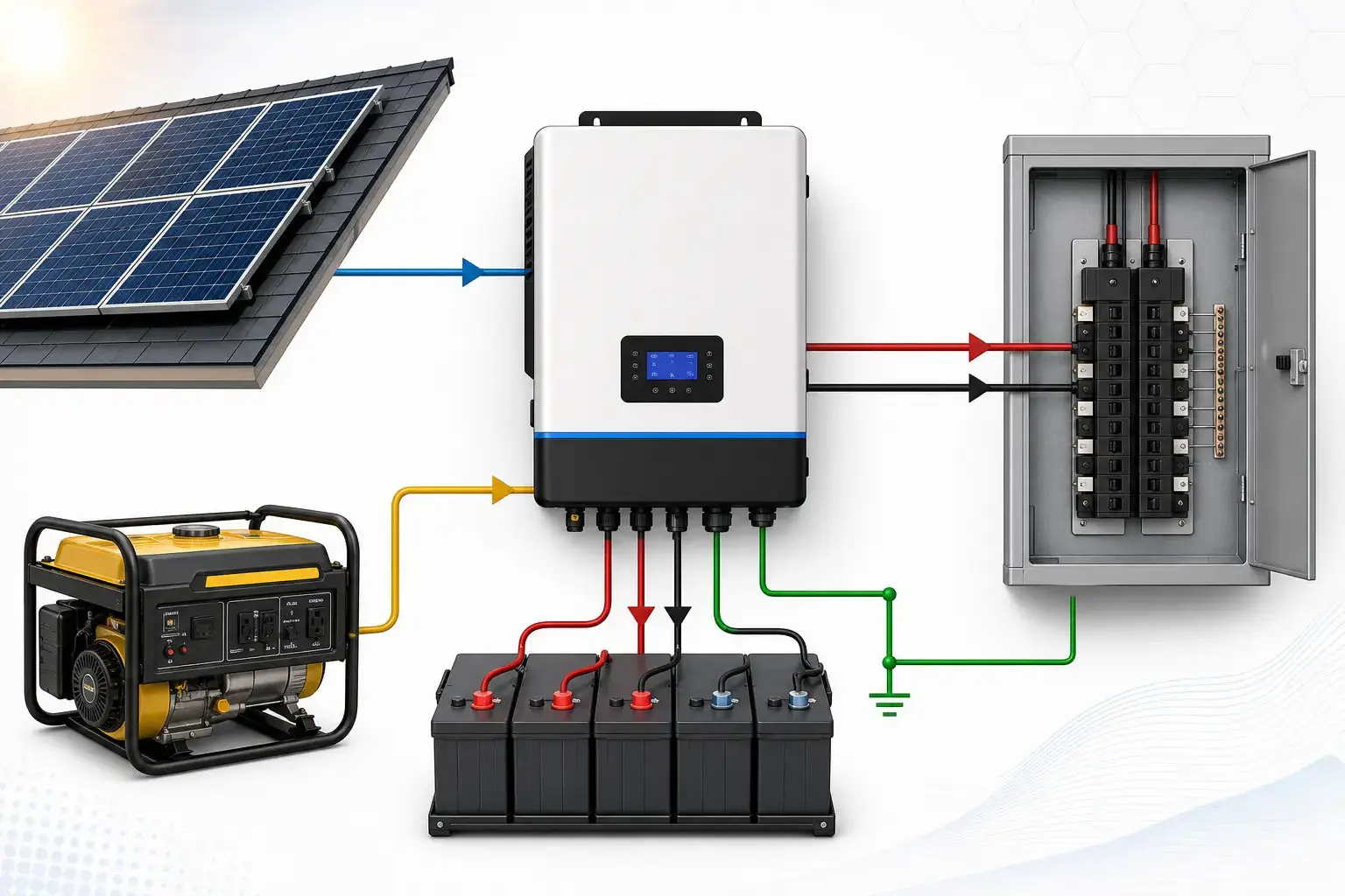 Split-Phase-Off-Grid-Wechselrichter: Ein vollständiger Leitfaden zu nordamerikanischen netzfernen Stromsystemen
